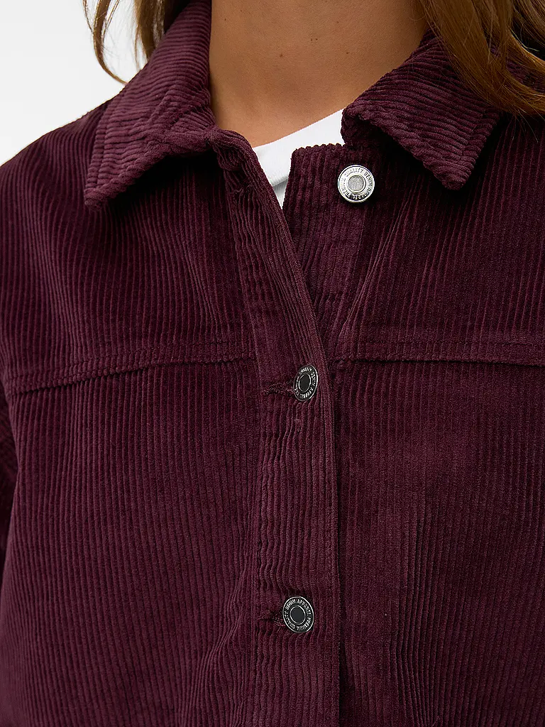 VERO MODA | Overshirt VMJAMIE | dunkelrot