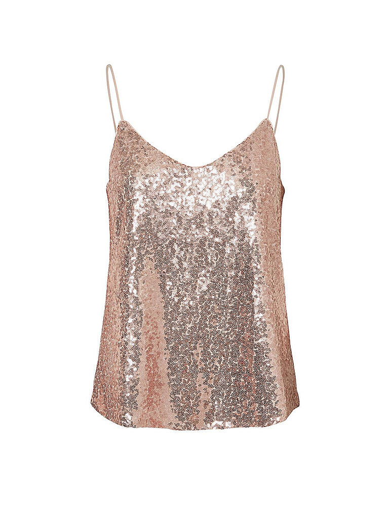 VERO MODA | Pailletten Top VMPEARL | rosa