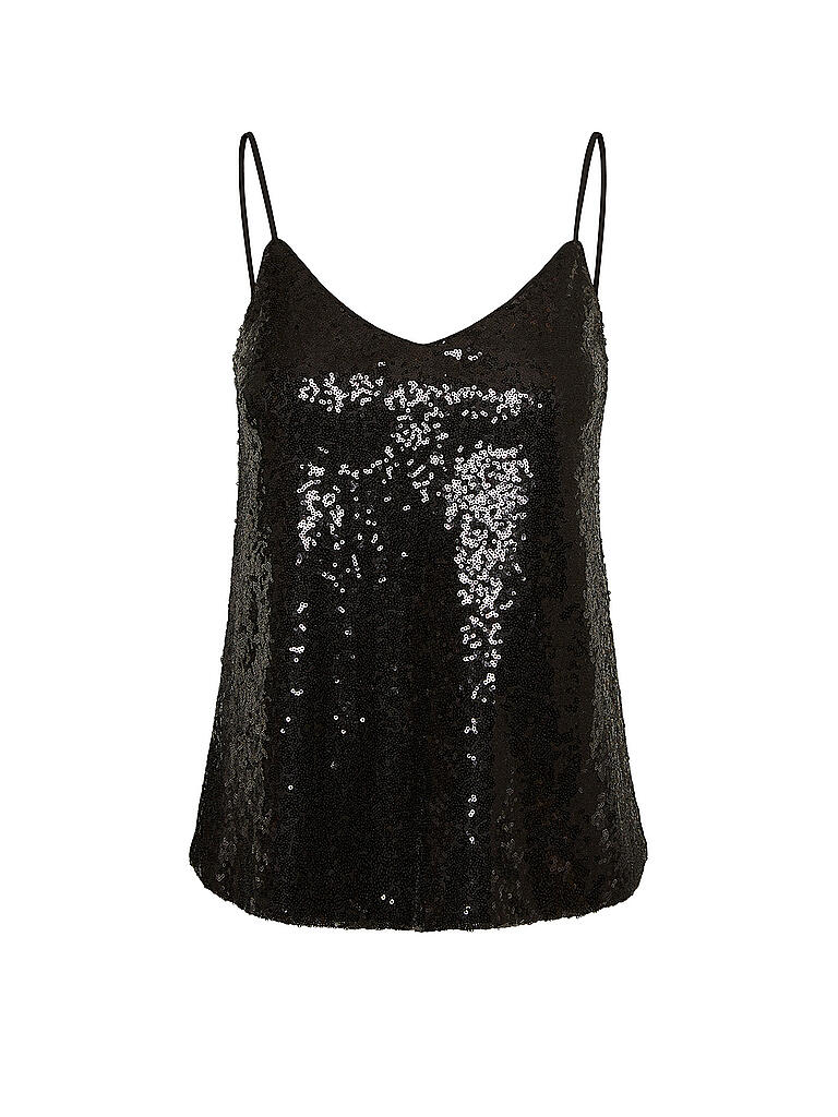 VERO MODA | Pailletten Top VMPEARL | schwarz