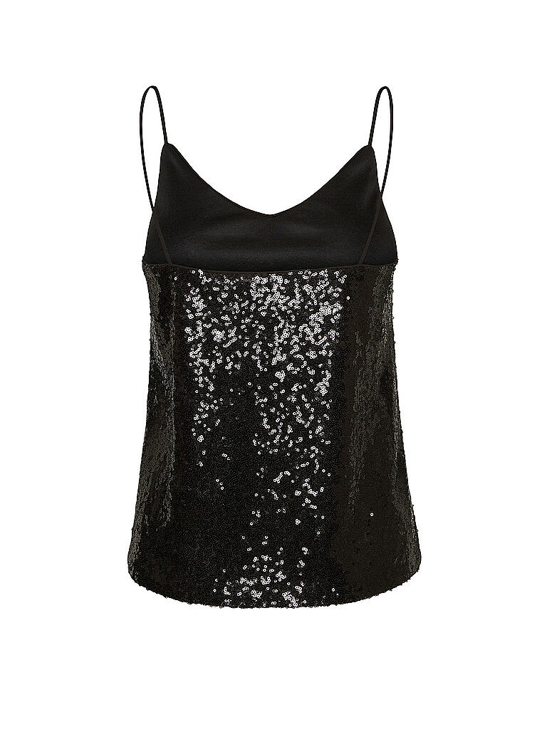 VERO MODA | Pailletten Top VMPEARL | schwarz