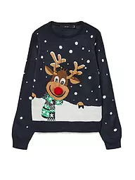 VERO MODA | Pullover VMFROSTYDEER | dunkelblau