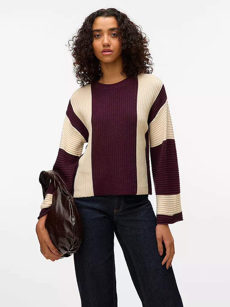 VERO MODA | Pullover VMGIGI | dunkelrot
