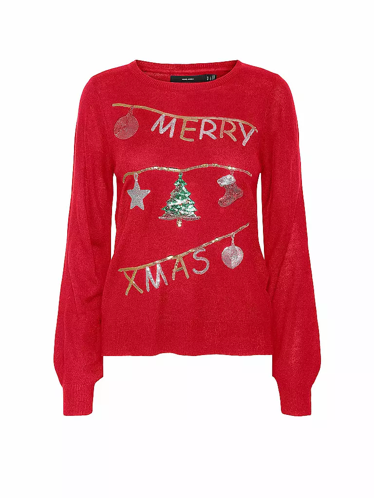 VERO MODA | Pullover VMMERRYXMAS  | rot