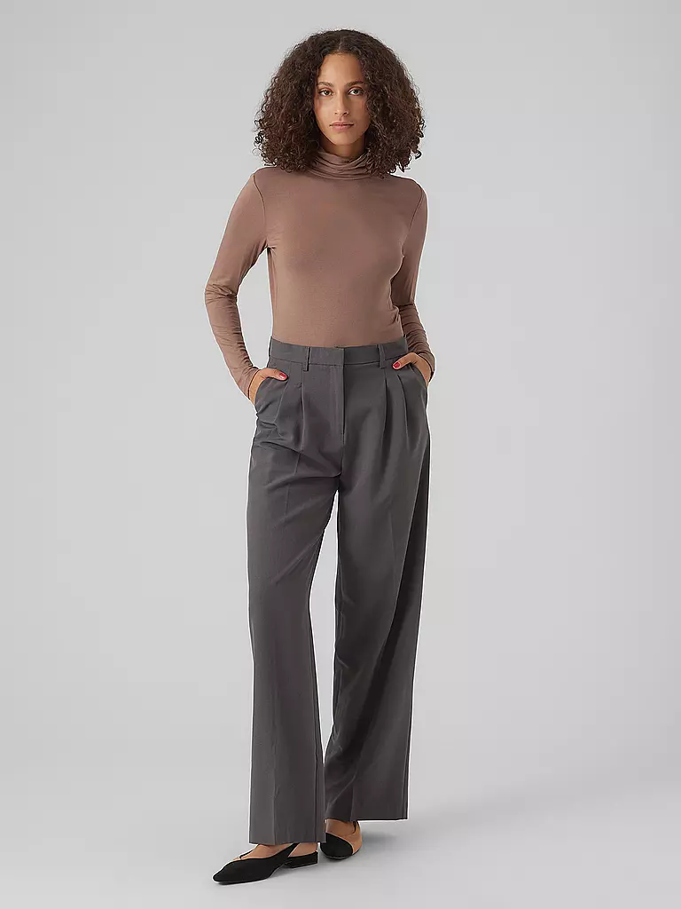 VERO MODA | Rollkragenpullover VMALBERTE | braun