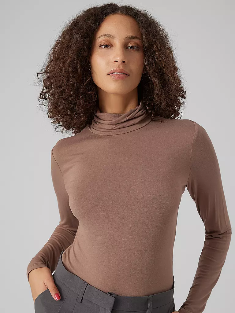 VERO MODA | Rollkragenpullover VMALBERTE | braun