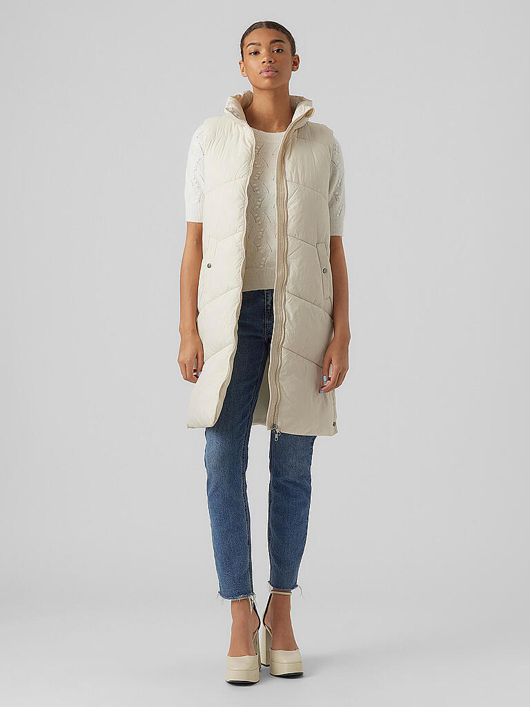 VERO MODA | Steppgilet VMUPPSALA  | creme