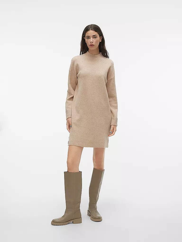 VERO MODA | Strickkleid VMGOLDNEEDLE | beige