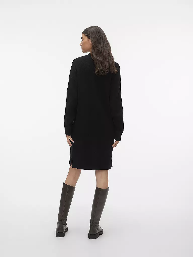 VERO MODA | Strickkleid VMGOLDNEEDLE | schwarz