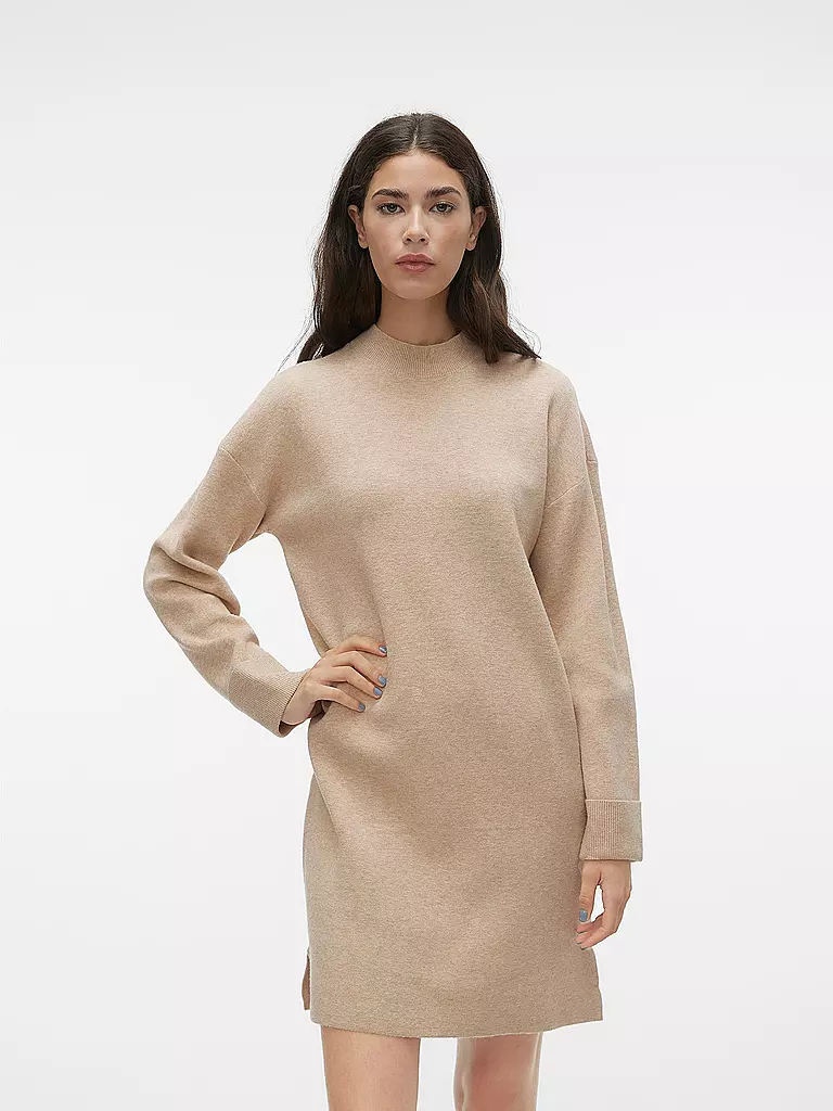 VERO MODA | Strickkleid VMGOLDNEEDLE | beige