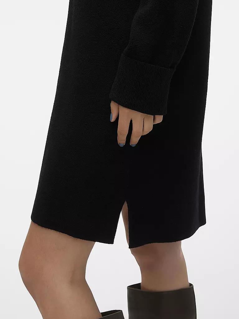 VERO MODA | Strickkleid VMGOLDNEEDLE | schwarz
