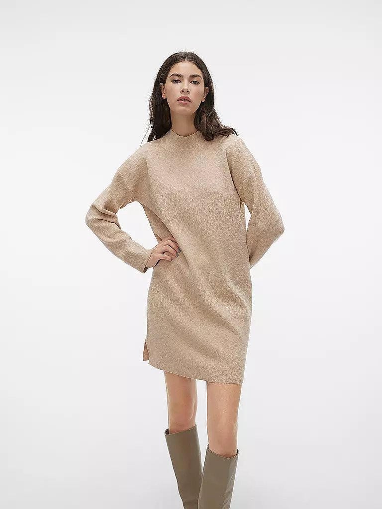 VERO MODA | Strickkleid VMGOLDNEEDLE | beige