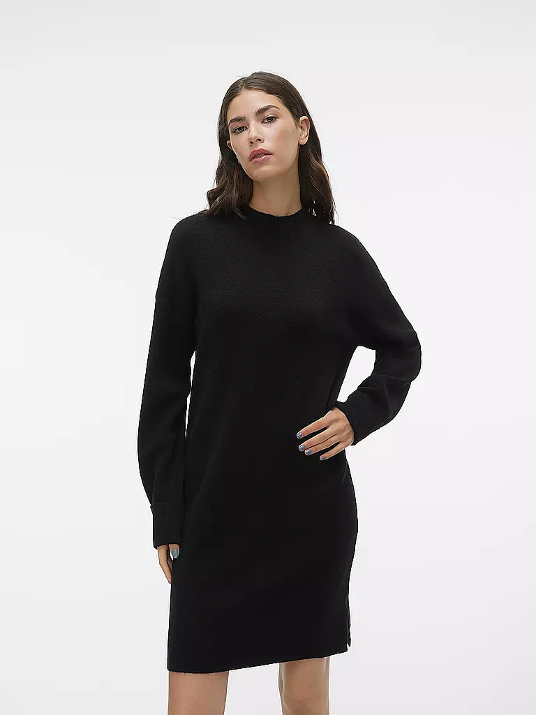 VERO MODA | Strickkleid VMGOLDNEEDLE | schwarz