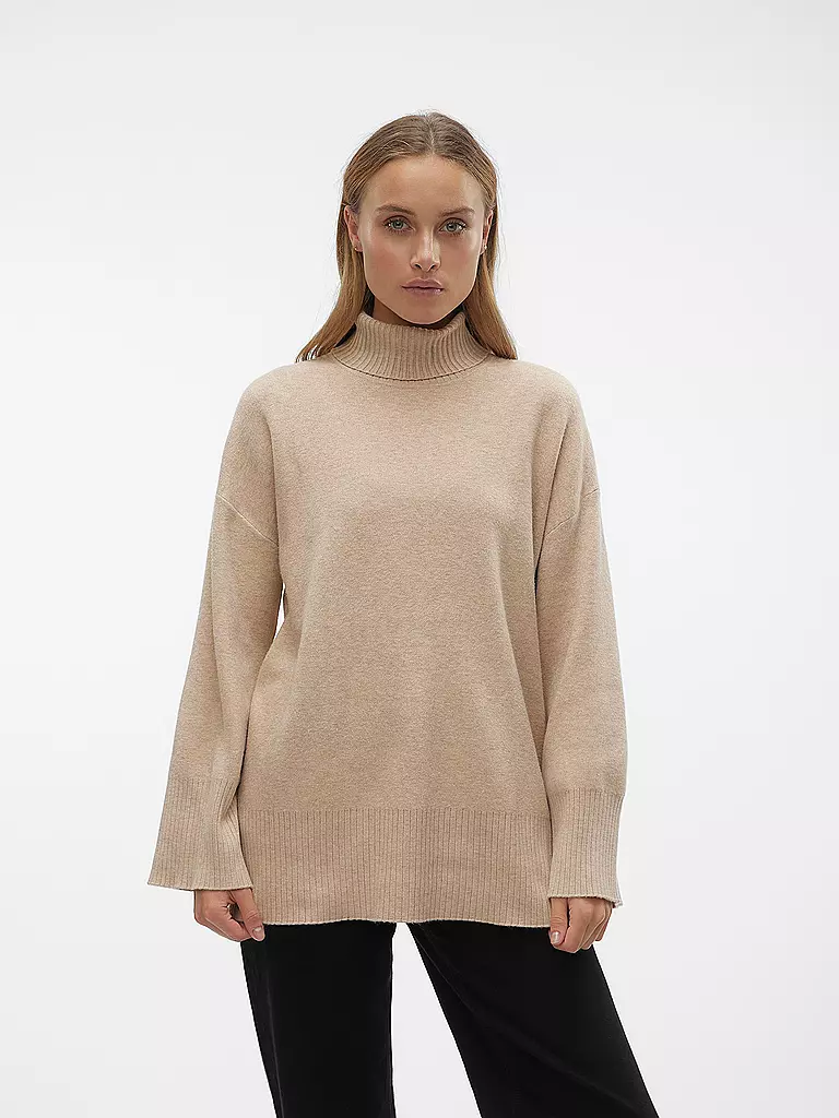 VERO MODA | Strickpullover VMGOLDNEEDL | beige