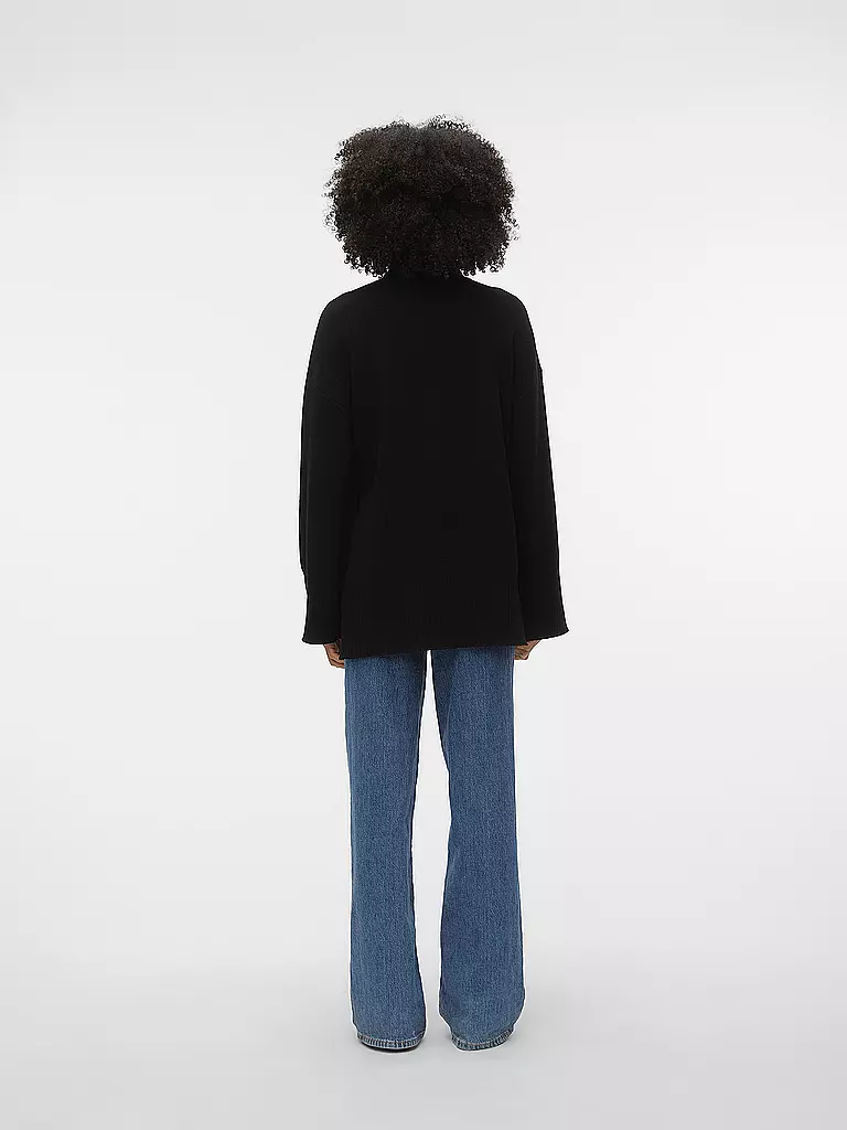 VERO MODA | Strickpullover VMGOLDNEEDL | schwarz