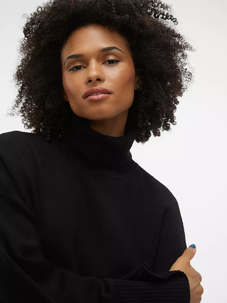 VERO MODA | Strickpullover VMGOLDNEEDL | schwarz
