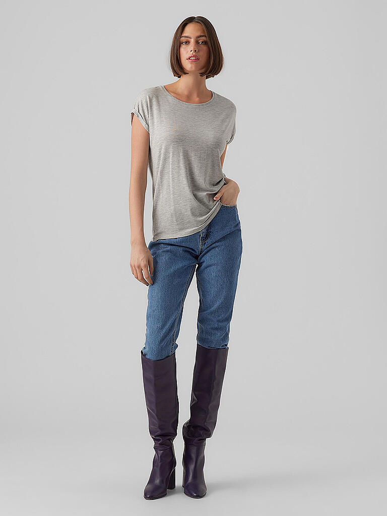 VERO MODA | T-Shirt VMAVA | hellgrau