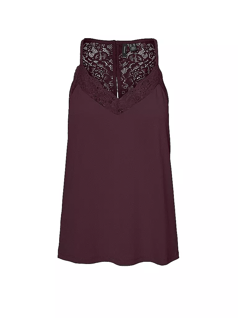 VERO MODA | Top VMANA | dunkelrot