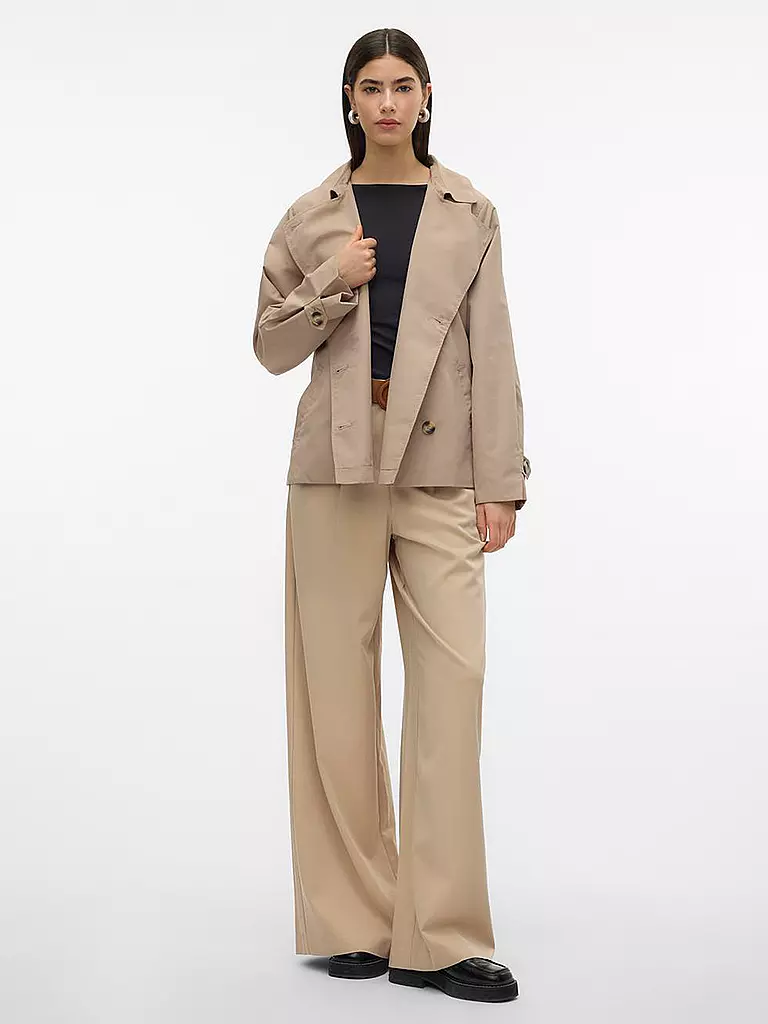 Raincoat Vero Moda Regenmantel Khaki Vero Moda Malou Coated Coat