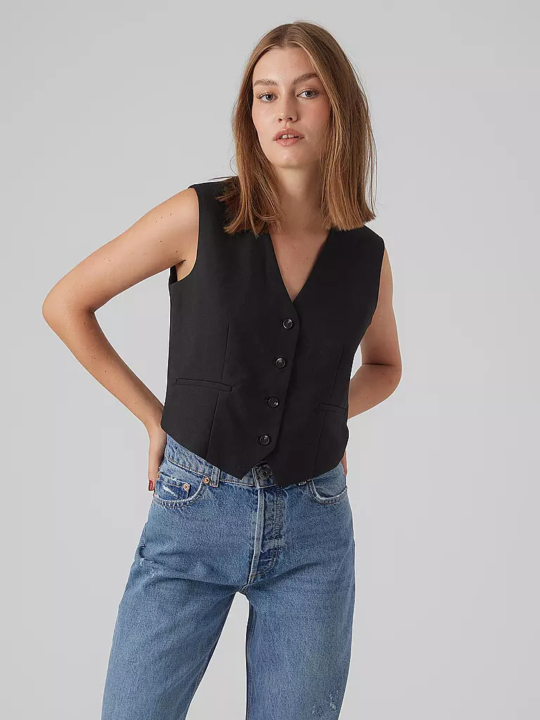 VERO MODA | Weste - Gilet VMAVERY | schwarz