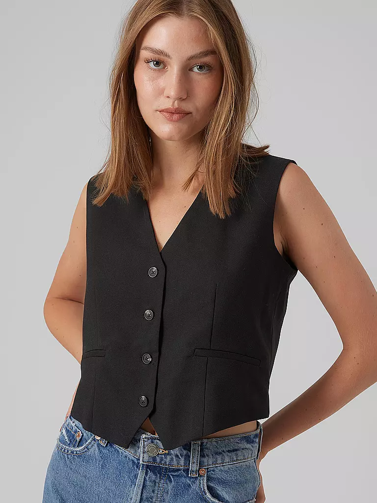 VERO MODA | Weste - Gilet VMAVERY | schwarz