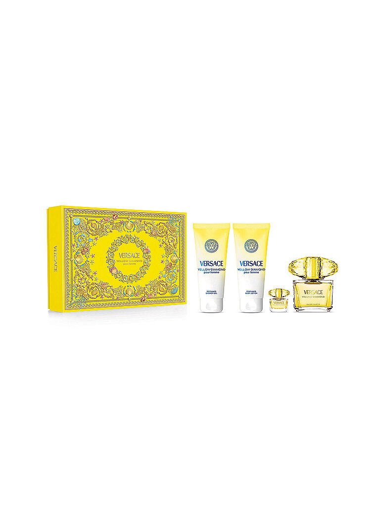 VERSACE Geschenkset - Yellow Diamond Eau de Toilette 2x100ml / 90ml / 5ml