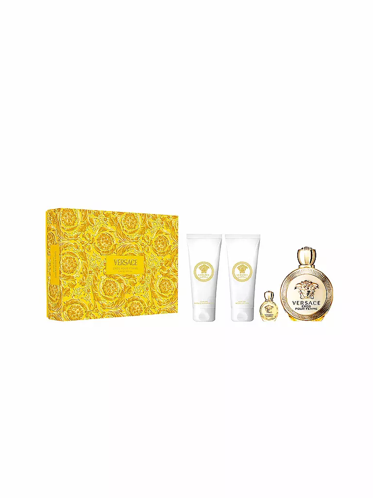 VERSACE | Geschenkset - Eros Pour Femme Eau de Parfum Set 3x100ml / 5ml | keine Farbe