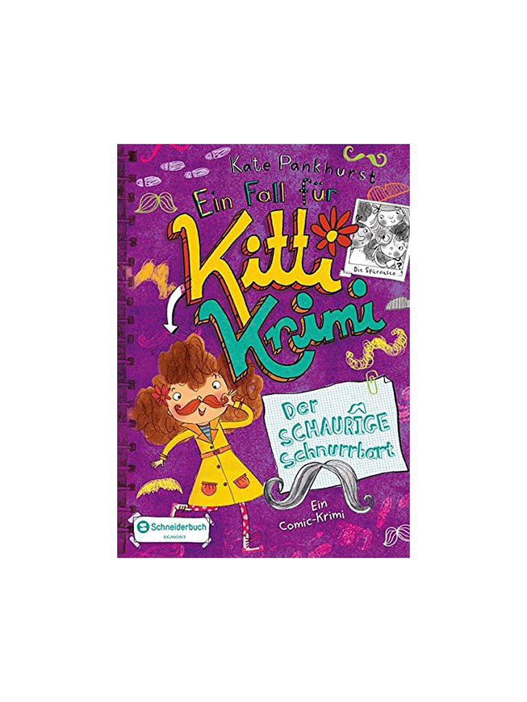 VGS EGMONT SCHNEIDER VERLAG Buch - Ein Fall für Kitti Krimi - Band 08 - Der Schaurige Schnurrbart (Gebundene Ausgabe)