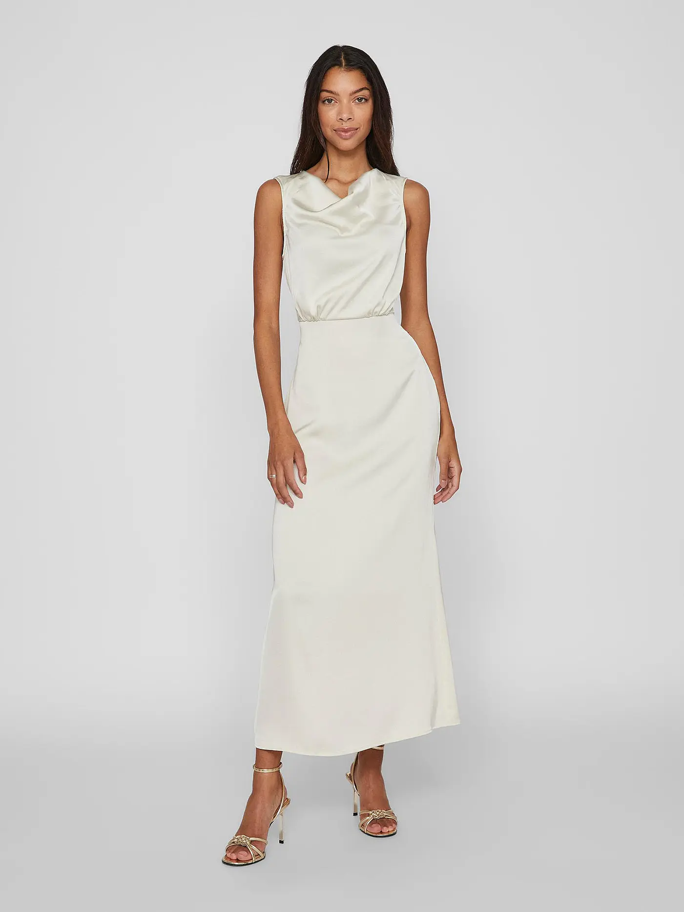 VILA | Abendkleid VIRAVENNA  | creme