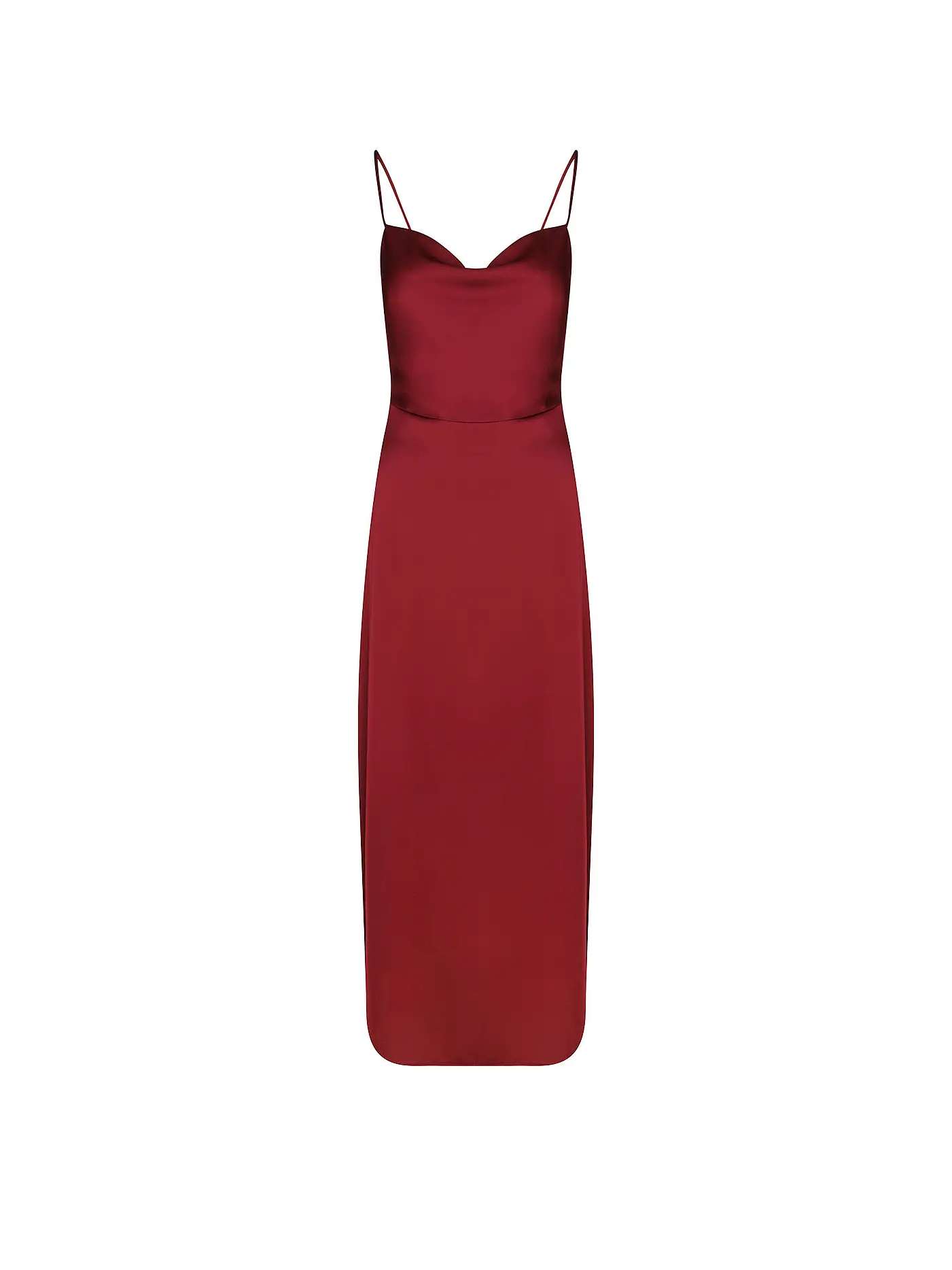 VILA | Abendkleid VIRAVENNA  | dunkelrot
