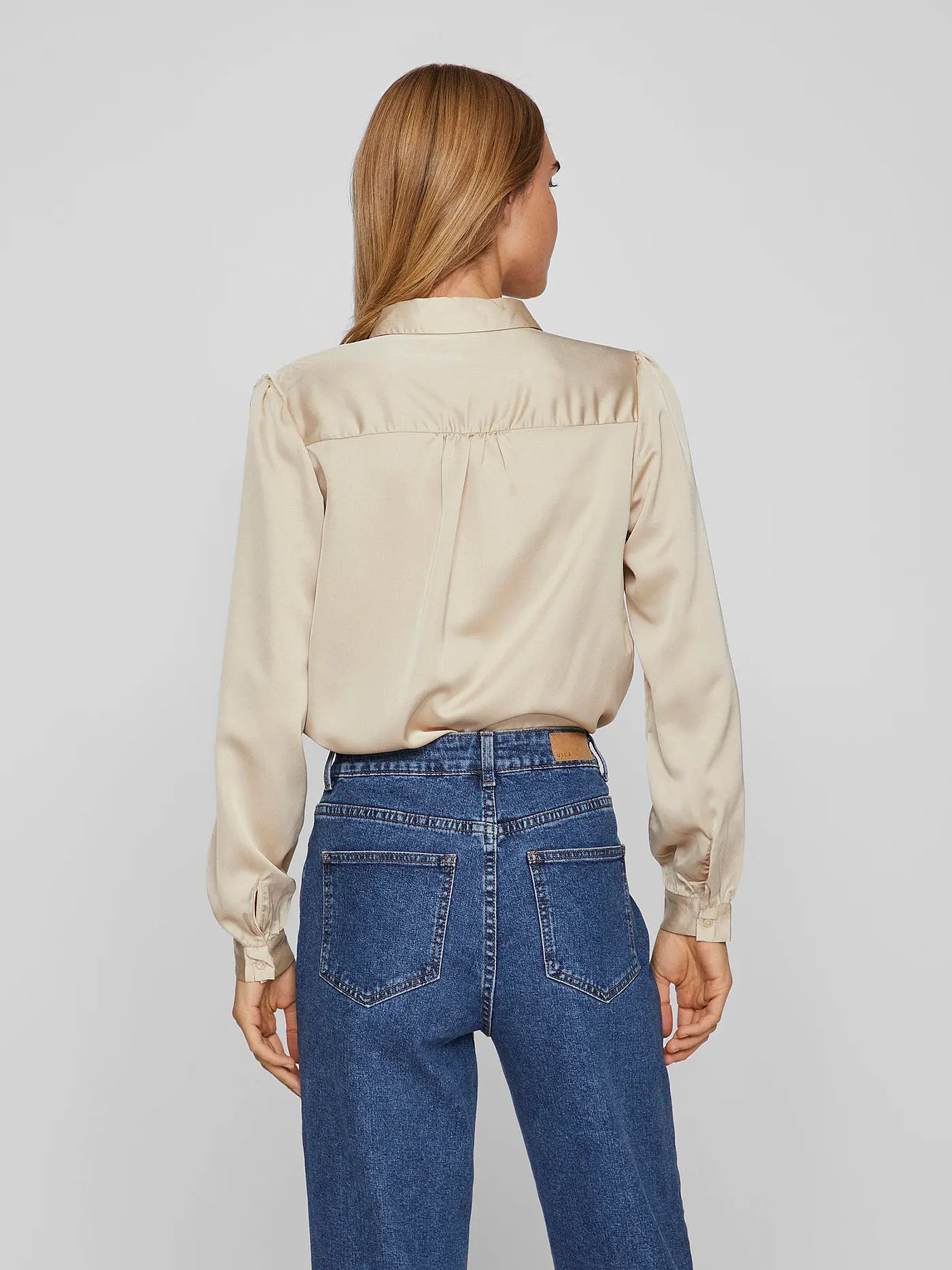 VILA | Bluse VIELLETTE | beige