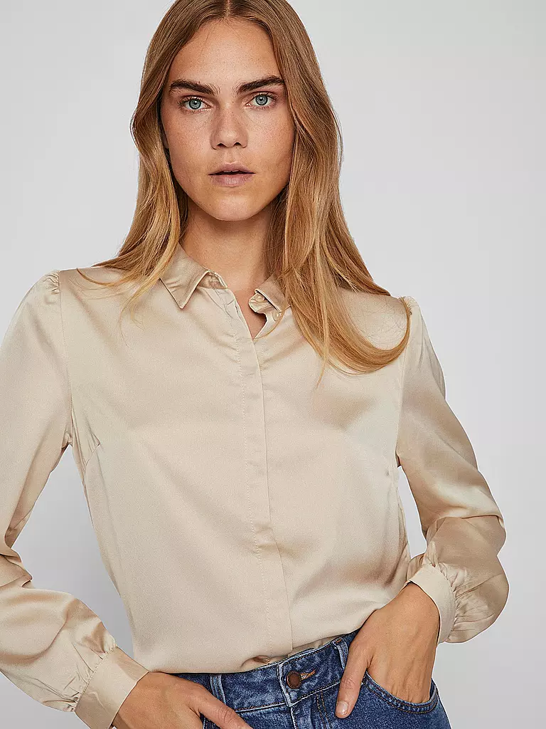 VILA | Bluse VIELLETTE | beige