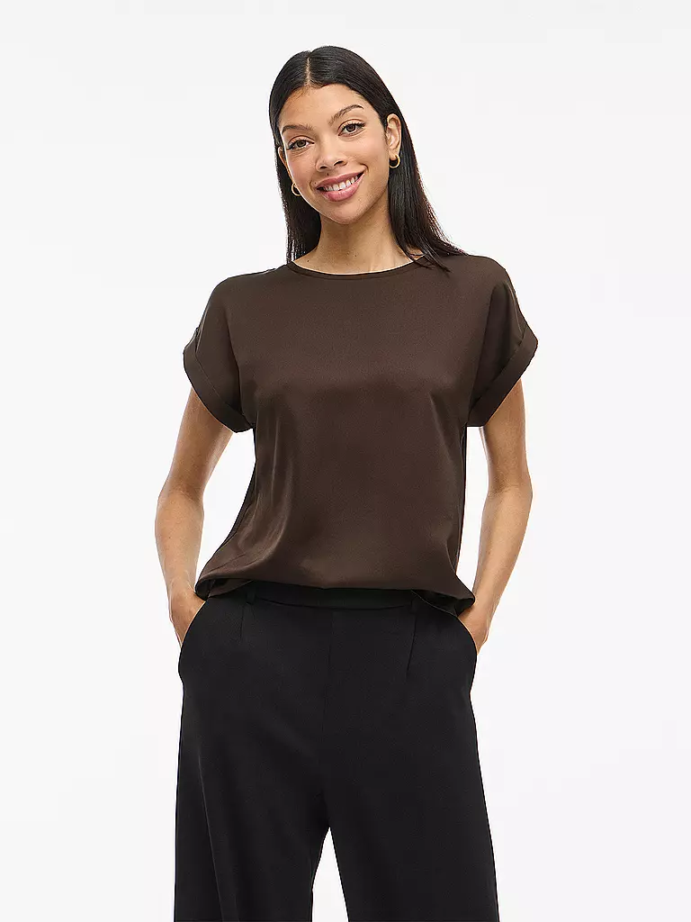 VILA | Blusenshirt VIELLETTE | braun