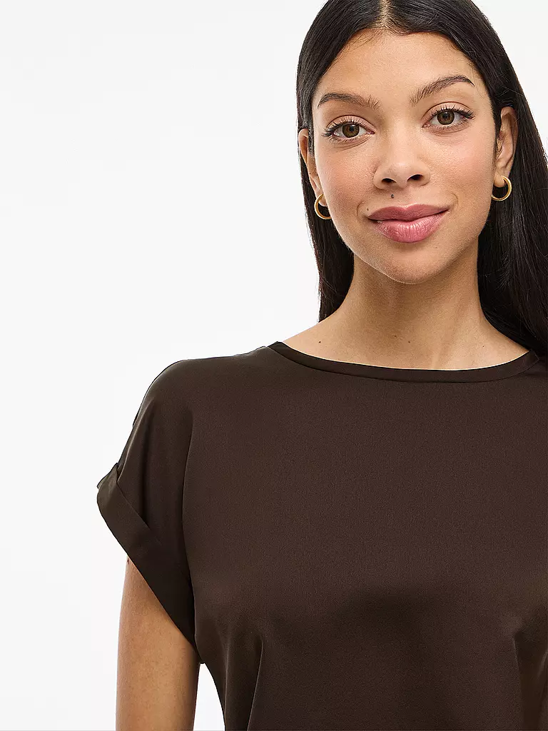 VILA | Blusenshirt VIELLETTE | braun