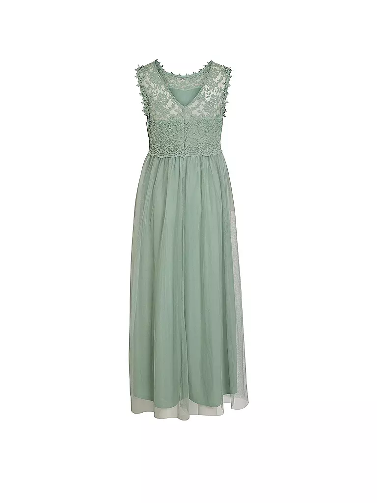 VILA | Maxikleid VILYNNEA | dunkelgrün