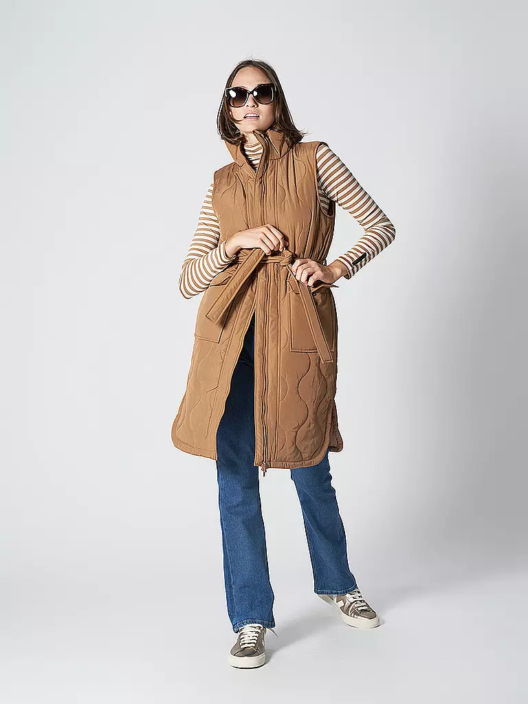 VILA | Steppgilet VIOLINIRA | camel