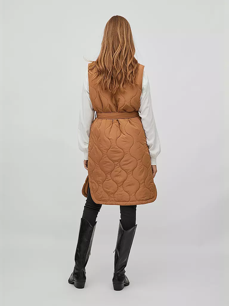 VILA | Steppgilet VIOLINIRA | camel