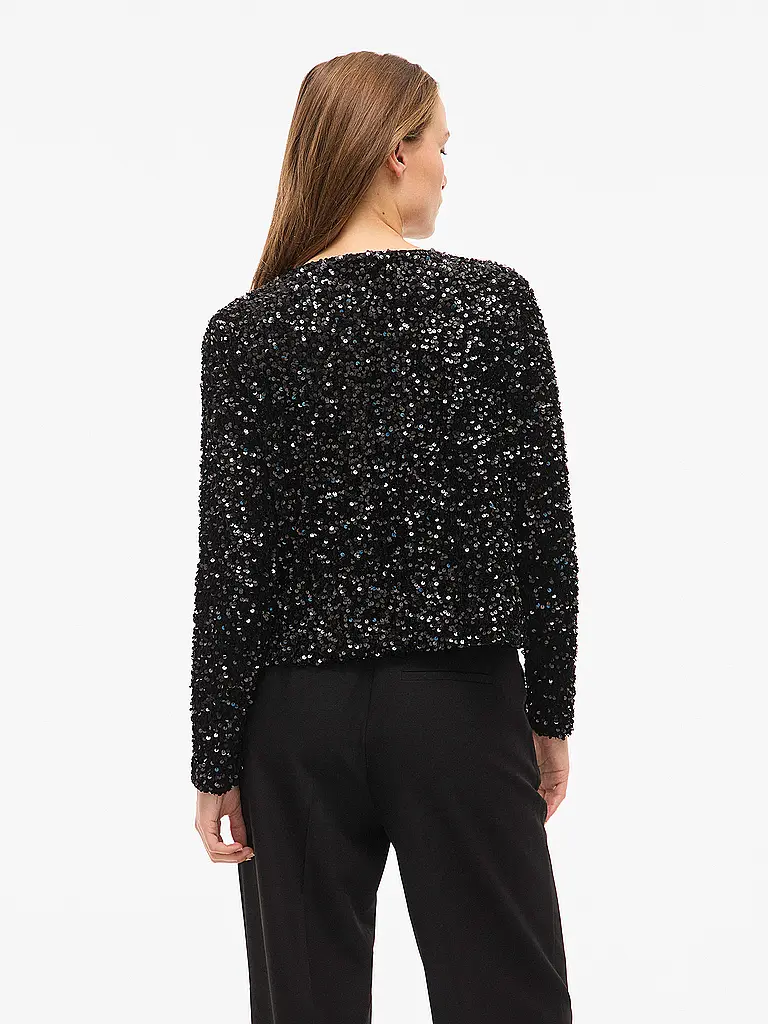 VILA | Strickjacke VIFAITH | Schwarz