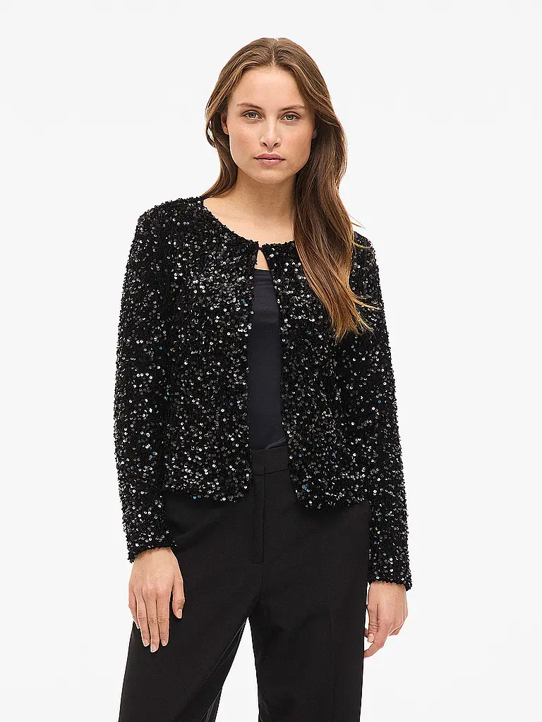 VILA | Strickjacke VIFAITH | Schwarz