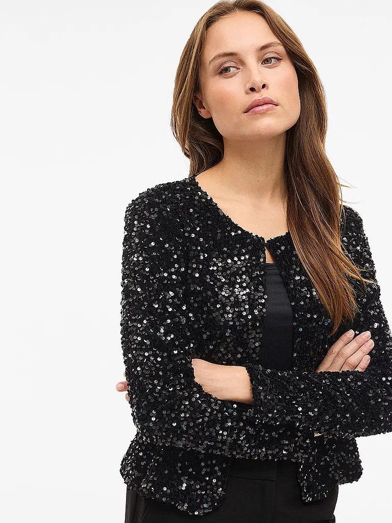 VILA | Strickjacke VIFAITH | Schwarz