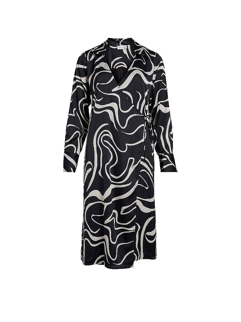 VILA | Wickelkleid VIJULIE | schwarz