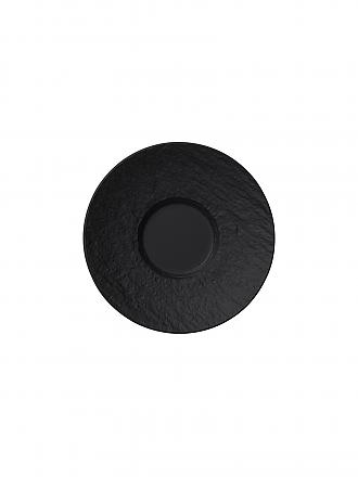 VILLEROY & BOCH | Mokka-/Espresso Untertasse "Manufacture Rock" 12cm (Schwarz)