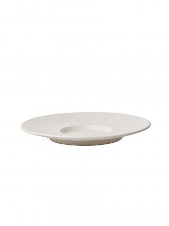 VILLEROY & BOCH | Cafe au Lait Unterteller "Manufacture Rock" 17cm (Blanc)