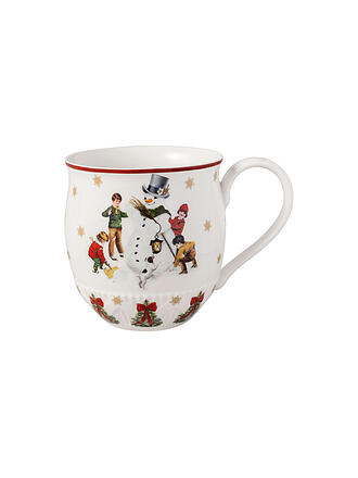 VILLEROY & BOCH | Taza Jumbo de Navidad Toys Fantasy 0,53l, diseño de muñeco de nieve