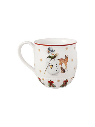 VILLEROY & BOCH | Taza Jumbo de Navidad Toys Fantasy 0,53l, diseño de muñeco de nieve