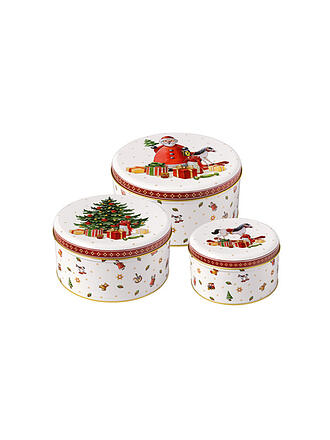 VILLEROY & BOCH | Set de 3 latas para galletas WINTER COLLAGE