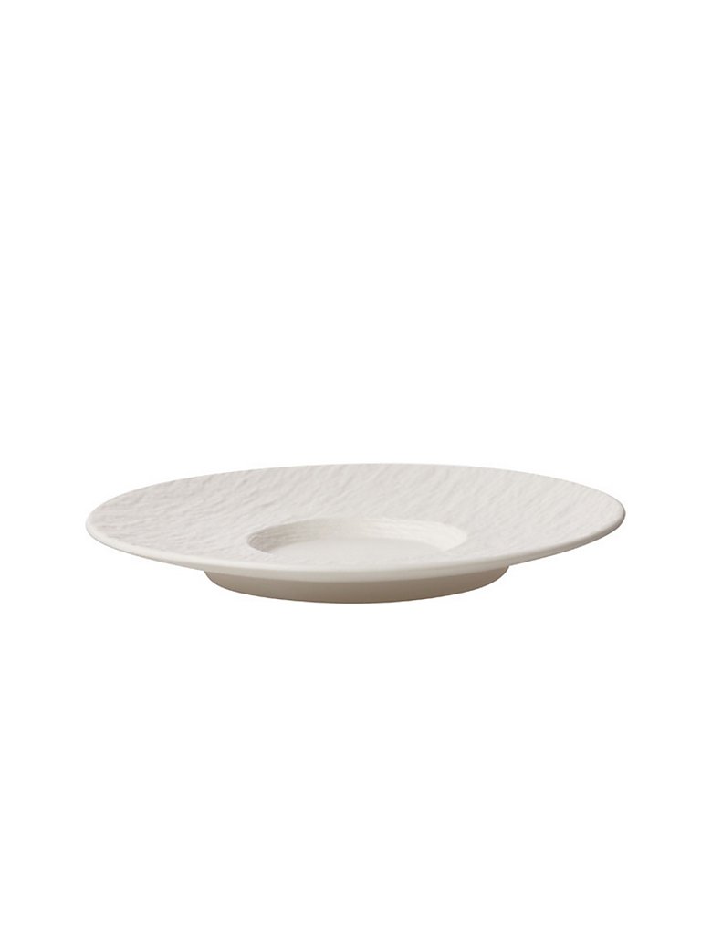 VILLEROY & BOCH Cafe au Lait Unterteller Manufacture Rock 17cm (Blanc) weiss