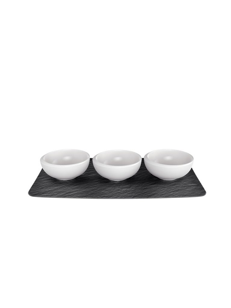 VILLEROY & BOCH Dipschälchen Set 4tlg  Newmoon  weiss – Villeroy & Boch