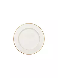VILLEROY & BOCH SIGNATURE | Platte rund flach "Anmut Gold" 32cm | weiss