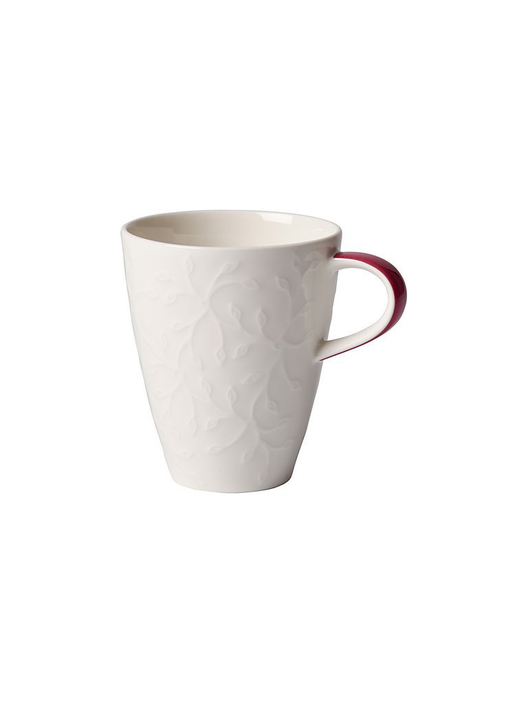 VILLEROY & BOCH Henkelbecher Caffè Club - Floral Touch 0,35l (Rose) rosa