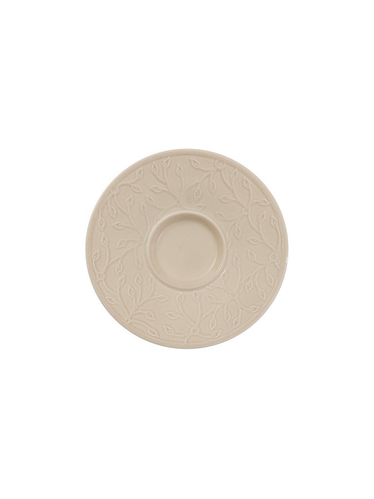 VILLEROY & BOCH Mokka/Espresso-Untertasse Caffè Club - Floral Touch 12cm (Hazel) beige